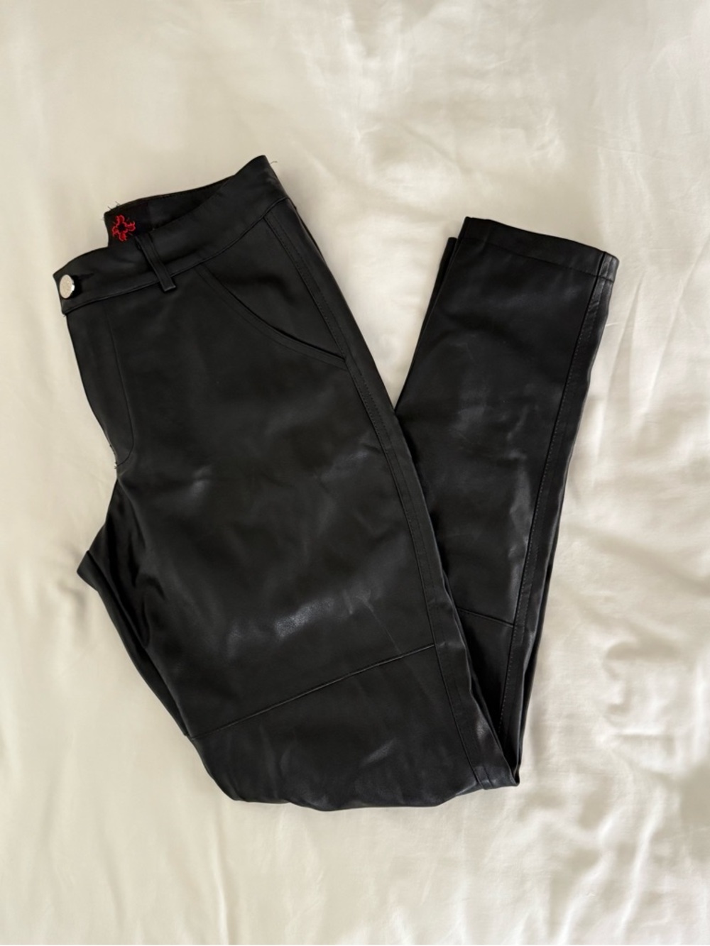 Nokwal Faux Leather Skinny Pants